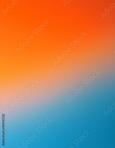 Abstract Gradient Background with Orange, Yellow, and Teal Colors