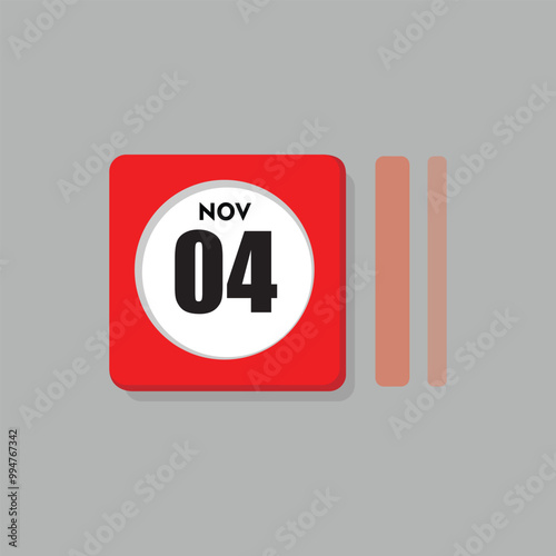 calender icon, 04 november icon