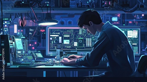 Cybersecurity Analysis in a High-Tech Lab