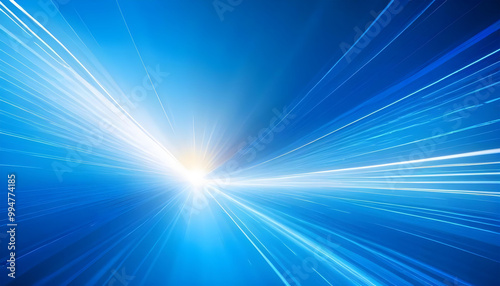 blue background lines wave speed fiber optic race