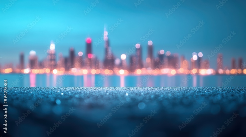 A wide angle shot capturing the entire skyline of a city at night, with the twinkling lights of buildings creating a mesmerizing scene. A wide angle shot capturing the entire skyline of a city at night, with the twinkling lights of buildings creating a mesmerizing scene.