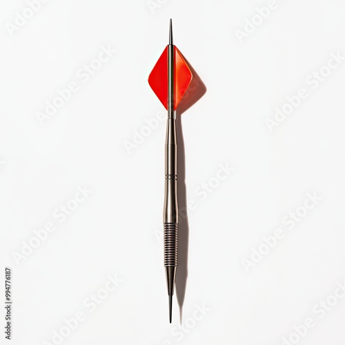 Dart on White Background