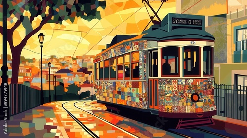 Vibrant City Tram
