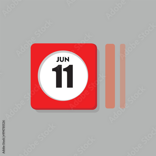 calender icon, 11 june icon 
