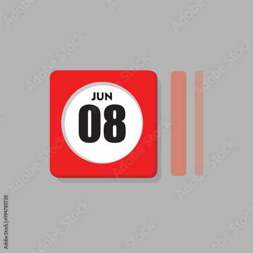 calender icon, 08 june icon 