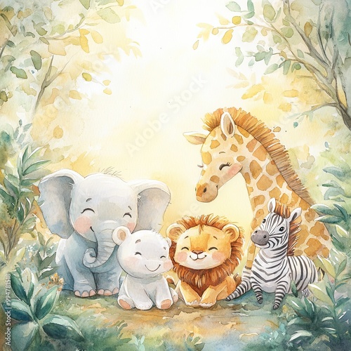 Cute Jungle Animals