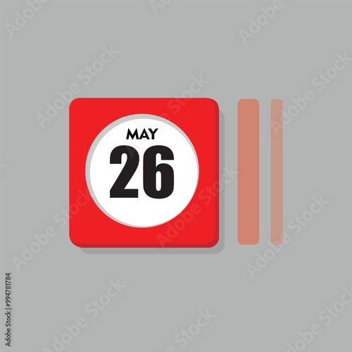 calender icon, 26 may icon