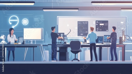 Modern Laboratory Setting