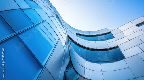 Modern Blue Architecture