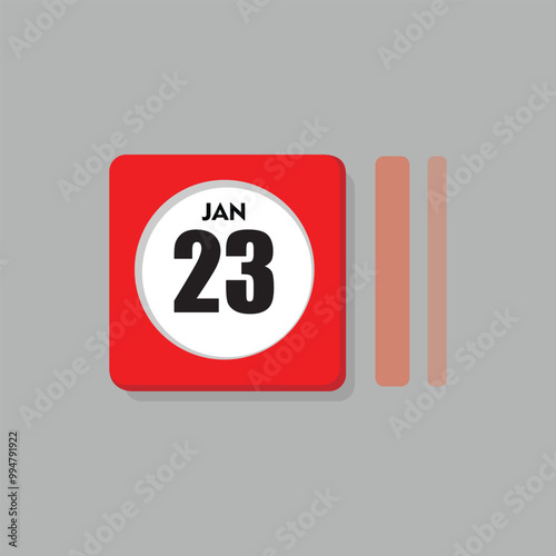 calender icon, 23 january icon