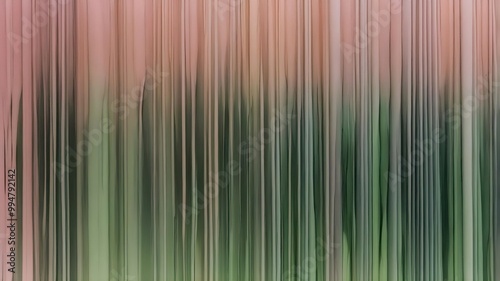 Abstract Vertical Lines Subtle Color Transitions Green Pink Blurred Texture Artistic Representation