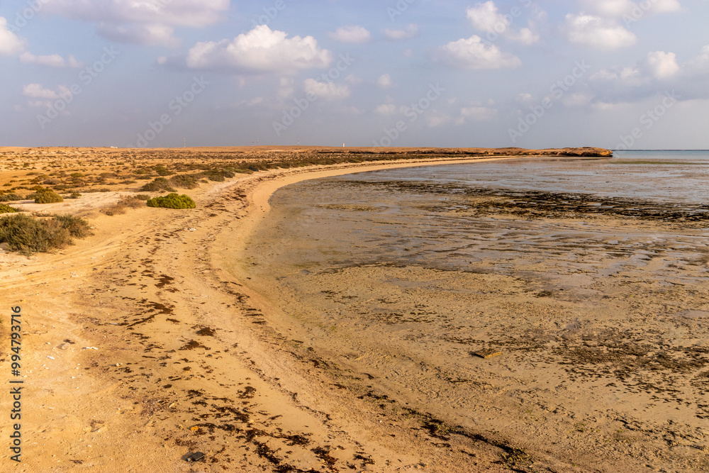 Sand beach on Farasan island, Saudi Arabia Sand beach on Farasan island, Saudi Arabia