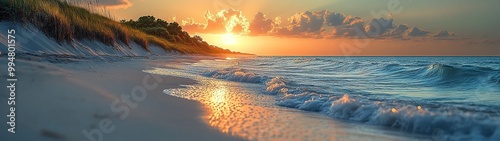 Serene View of Howard Park Beach in Florida with Clear Blue Waters and Lush Green Surroundings photo