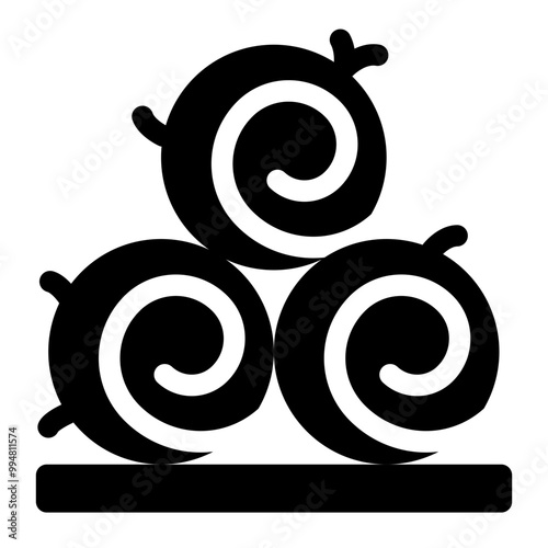 hay bale icon 