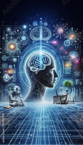 Wallpaper Mural Forschung, Zukunft, Ki Torontodigital.ca