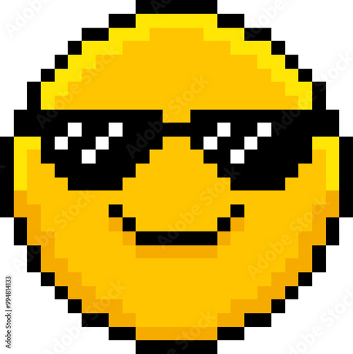 Cool Emoji with Sunglasses