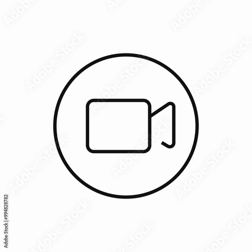 video camera icon sign vector