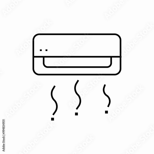 air conditioner icon sign vector