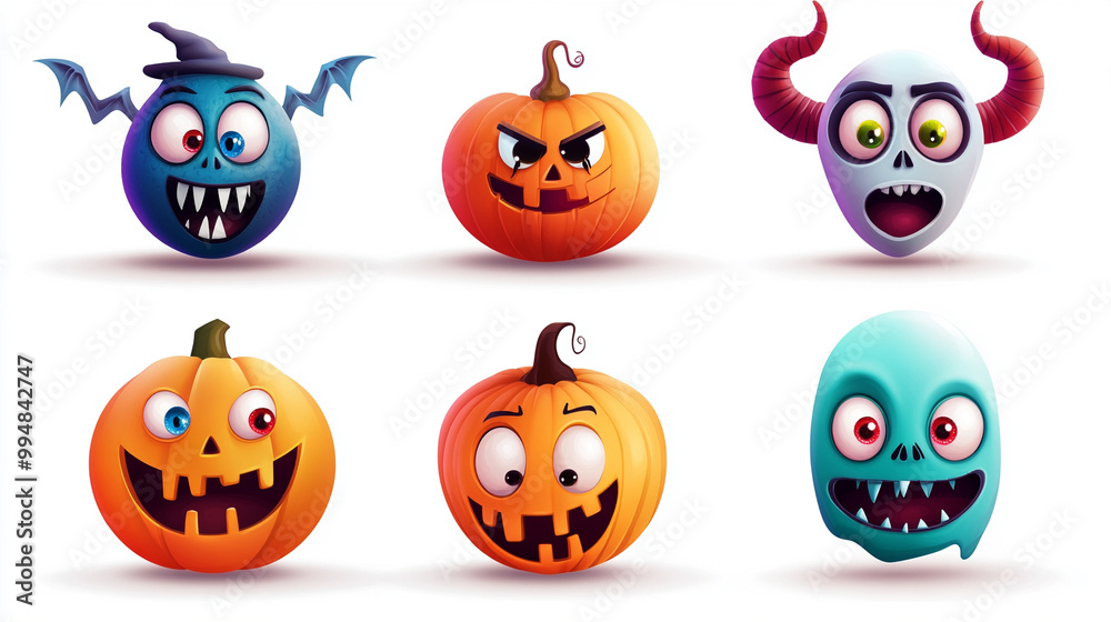 Halloween characters. Halloween characters.