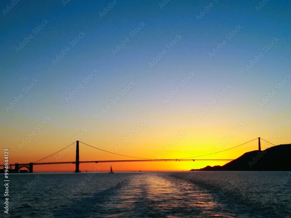 Obraz premium Outdoor Photo Scenic Bridge Ocean Landscape
