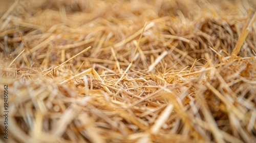 Close-up of Hay Texture