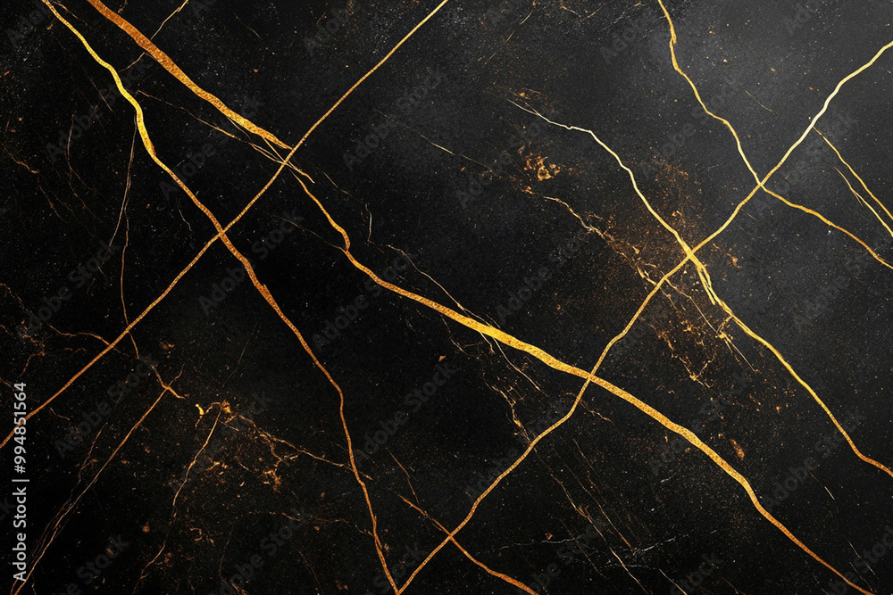 black marble with golden lines background. black marble with golden lines background.