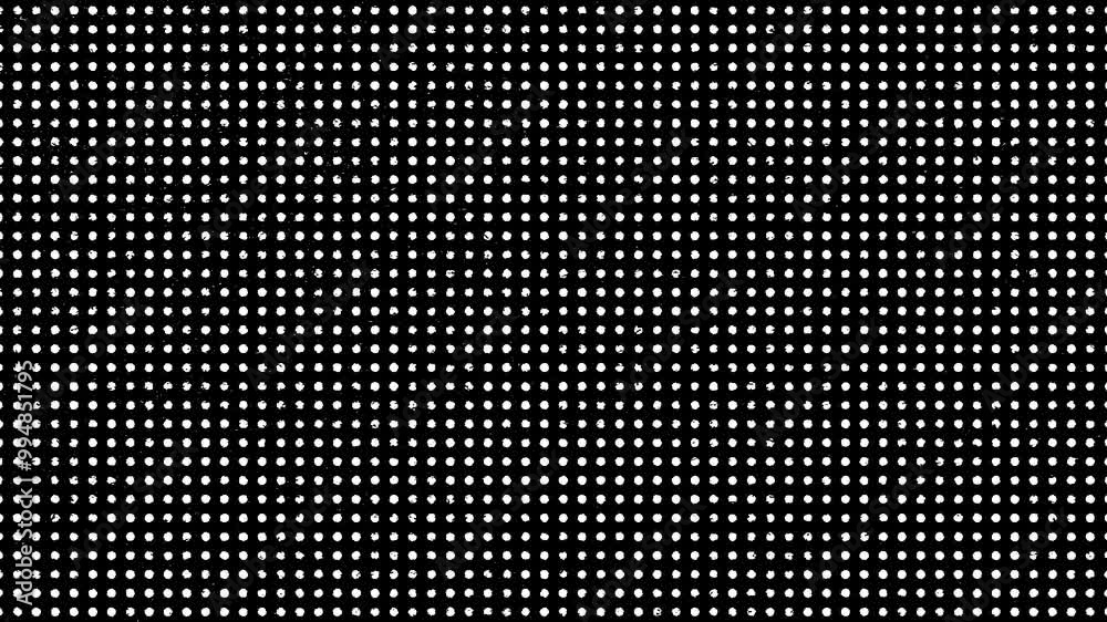 grunge gritty retro vintage dotted animated halftone texture abstract technology background, dots and grid digital motion overlay loop animation