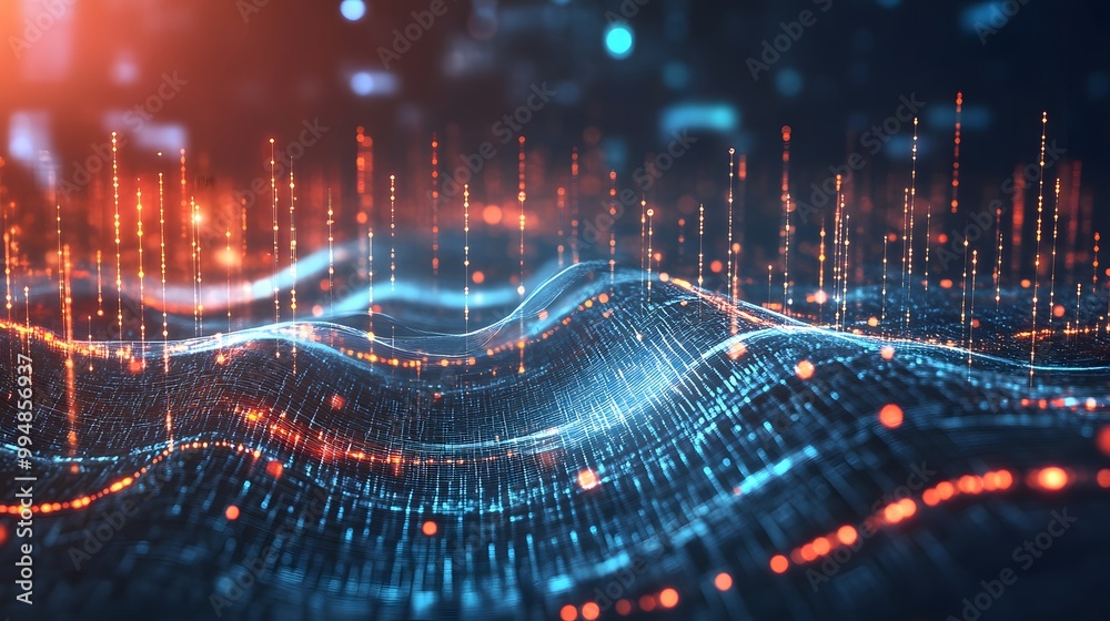 Abstract technology big data background concept. Abstract technology big data background concept.