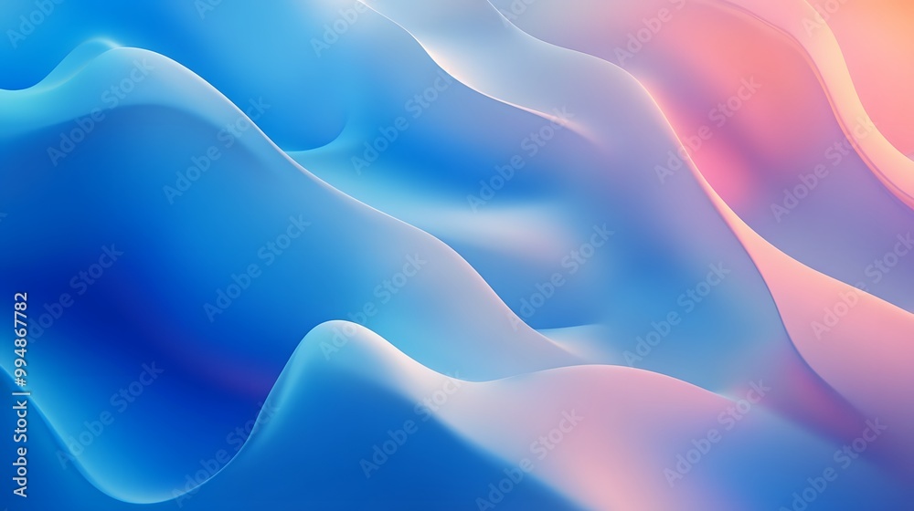 Obraz premium Abstract Blue Background. 