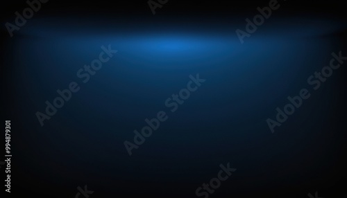 gradient Blue background. Smooth Dark blue with Black vignette Studio Banner. Empty dark blue with light and shadow abstract background, space for present your products. 32