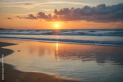 sunset at the beach