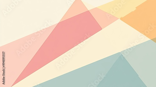 Abstract geometric background with pastel colors