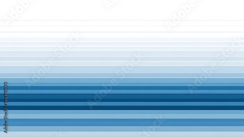 Abstract Horizontal Striped Background in Shades of Blue