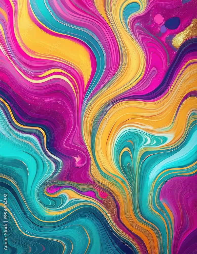 Abstract Swirling Colors Abstract Swirling Colors