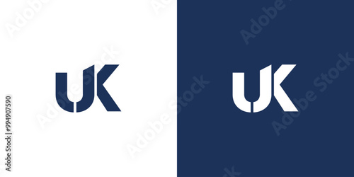 Modern and unique  UK  logo design