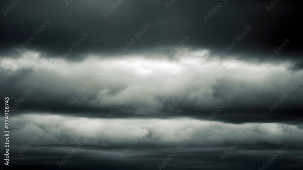 Overcast sky with low stratus clouds Overcast sky with low stratus clouds