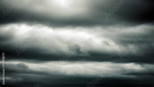 Overcast sky with low stratus clouds