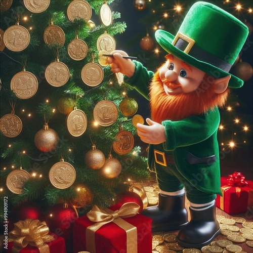 Festive Leprechaun Scene