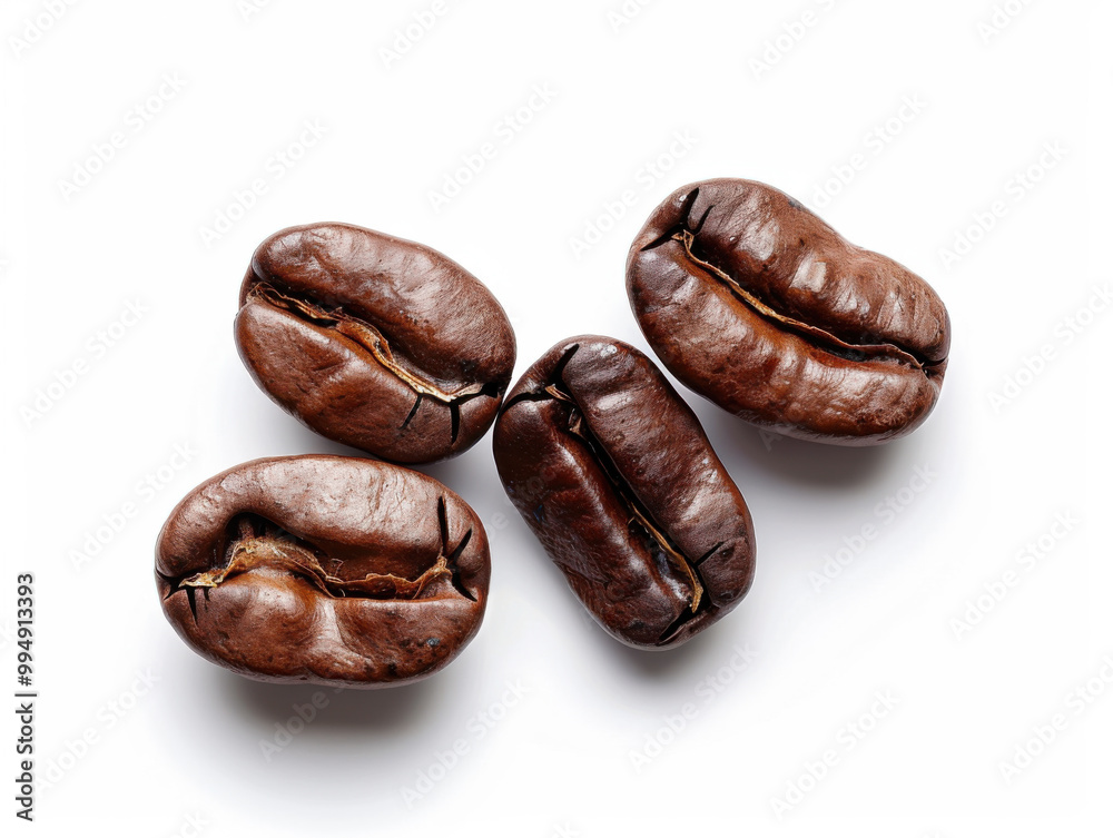 coffee bean on white background coffee bean on white background