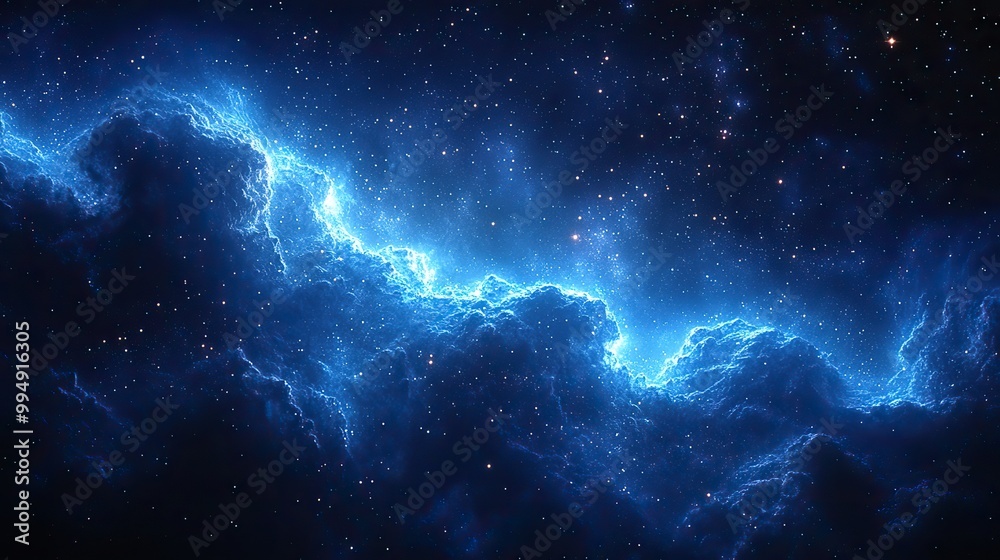 A starry night with countless twinkling stars creates a breathtaking and serene celestial view. A starry night with countless twinkling stars creates a breathtaking and serene celestial view.
