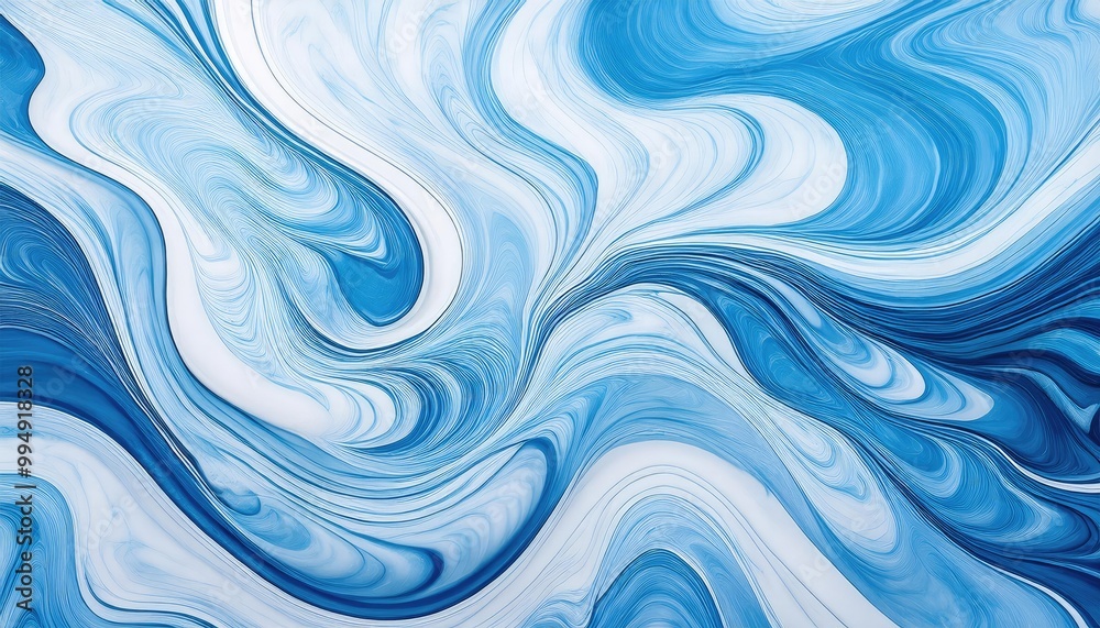 Abstract blue and white swirl Abstract blue and white swirl