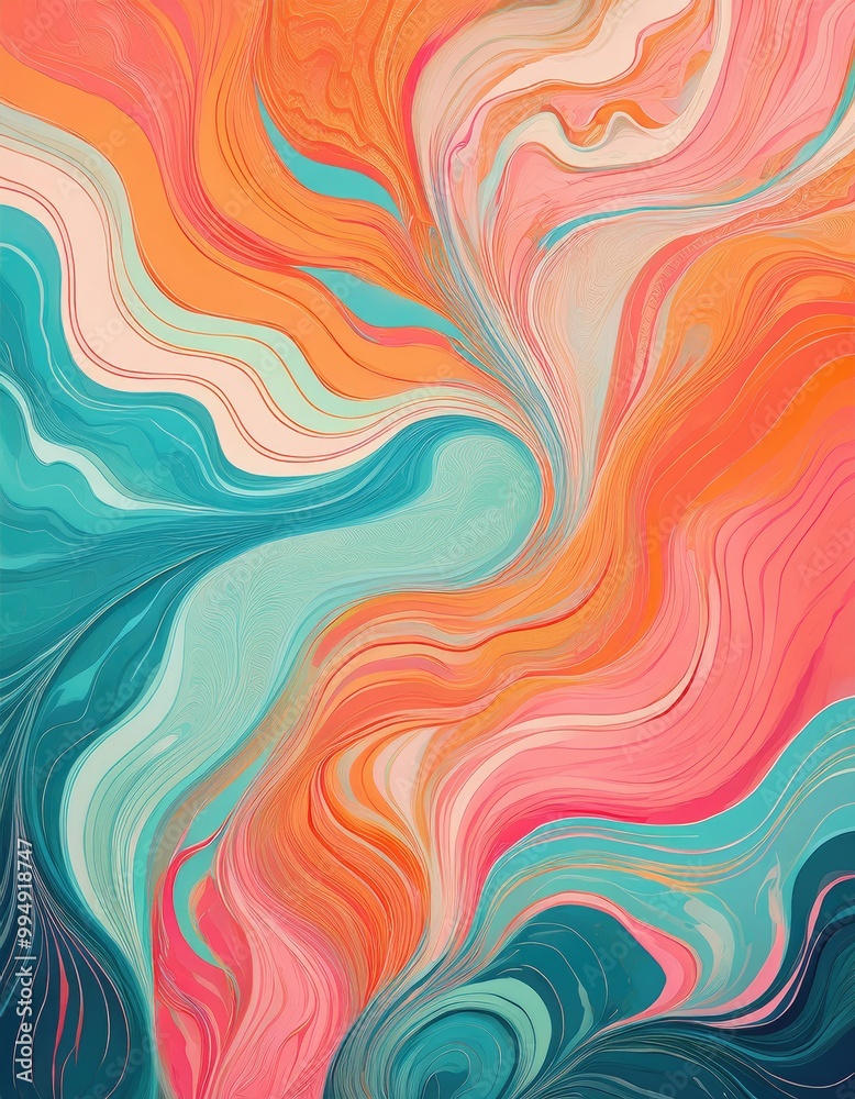 Abstract swirling colors Abstract swirling colors