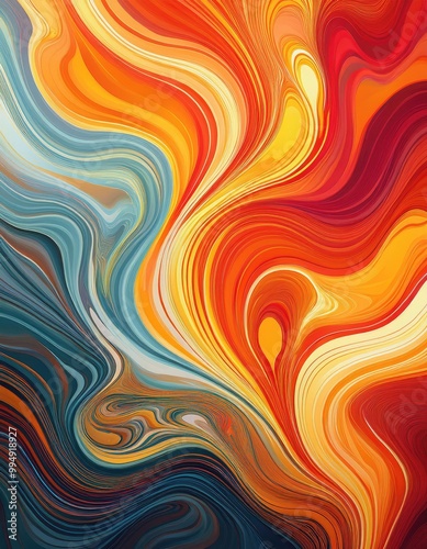 Abstract colorful art