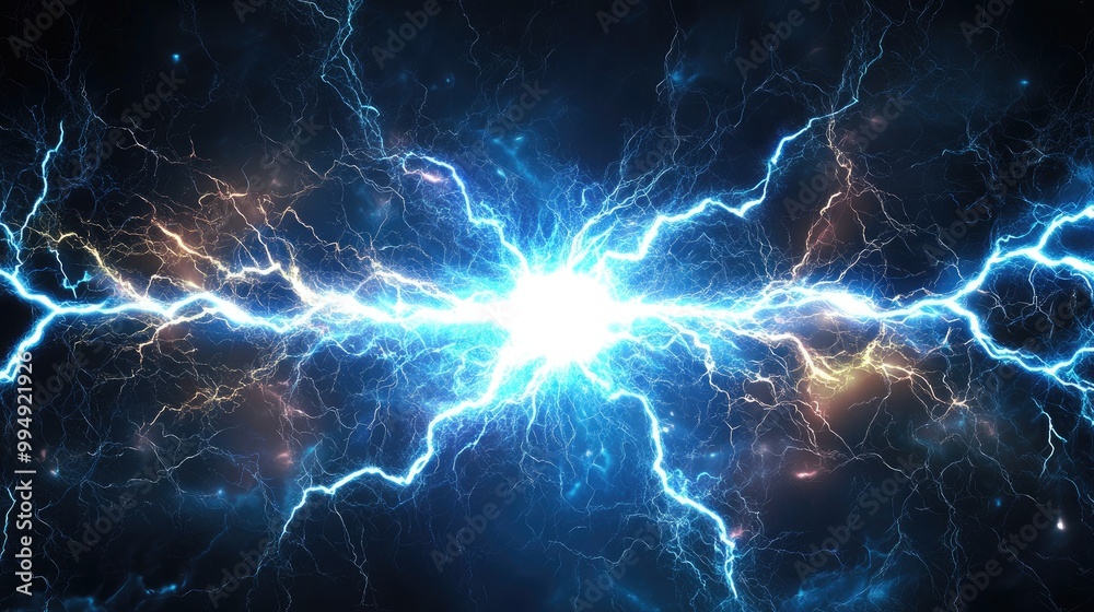 Electric Energy Flowing Through a Network with a Bright Explosion Electric Energy Flowing Through a Network with a Bright Explosion