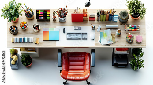 Creative Workspace with Des...