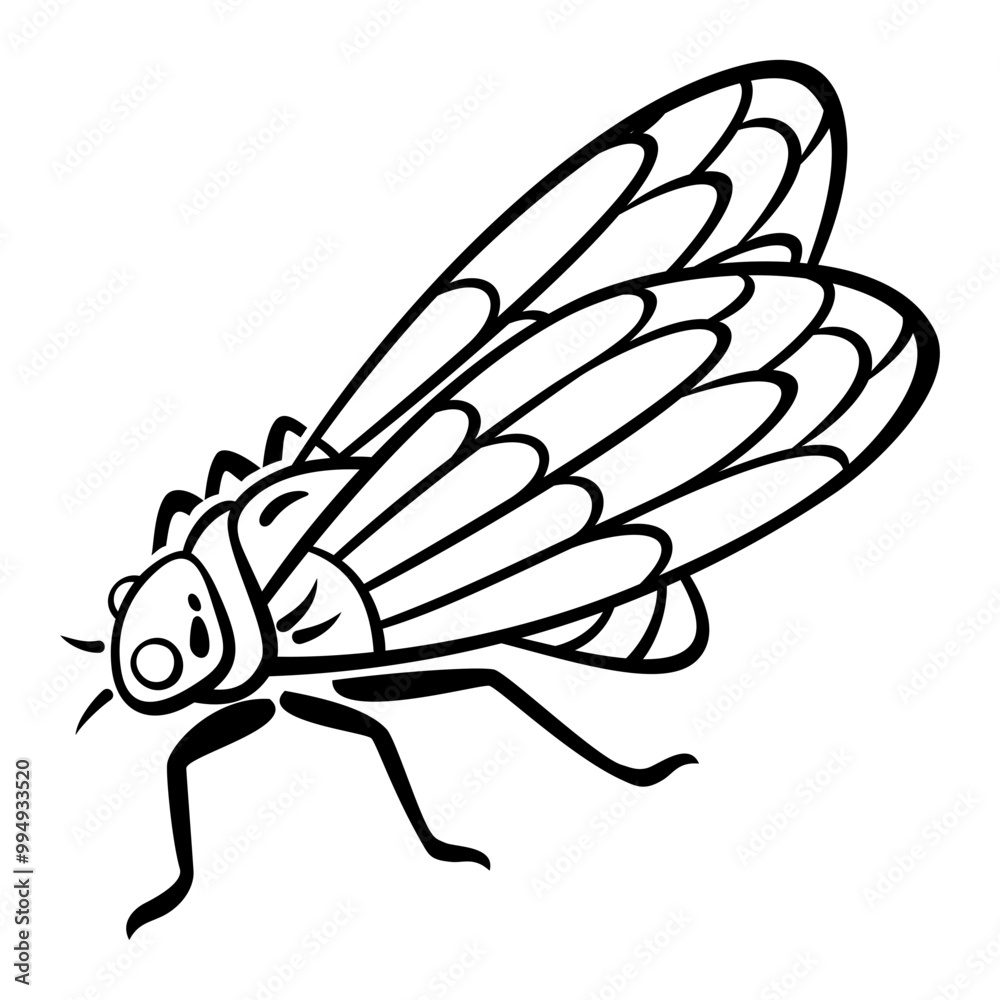 Obraz premium 18-Cicada.svg