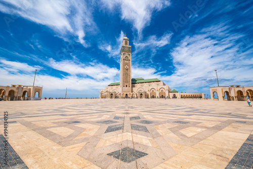 Fotografie The Hassan II Mosque, Casablanca, Morocco