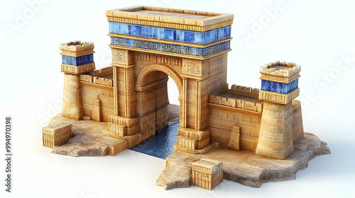 Ancient Stone Archway with ...