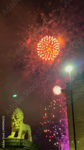 Fireworks Festival in London, England