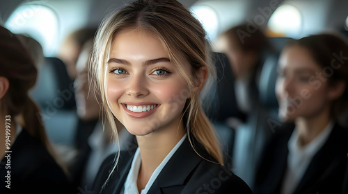 Smiling Woman in a Business...